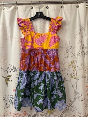 FARM RIO Tropical Swing Mix Mini Dress NWT